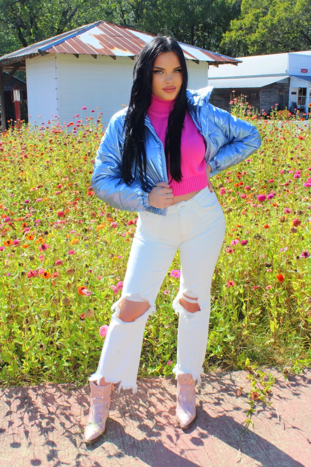 Manic Metaillic Puffer Jacket
