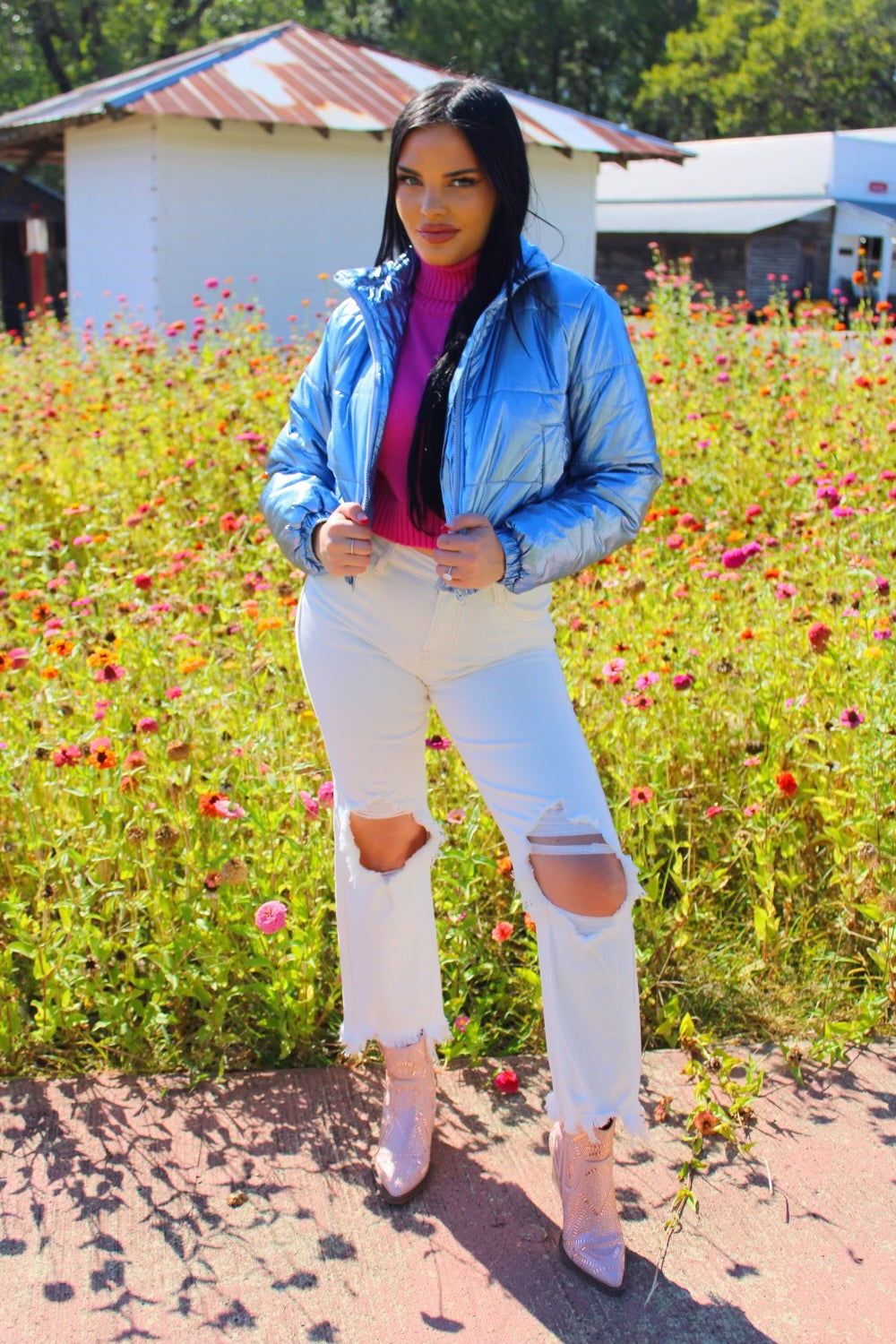 Manic Metaillic Puffer Jacket