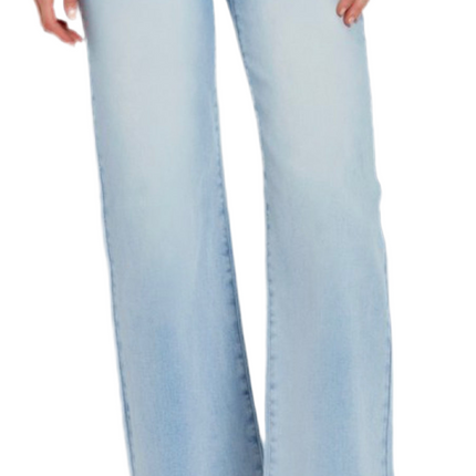 Vecca V Waist Wide Leg Jeans