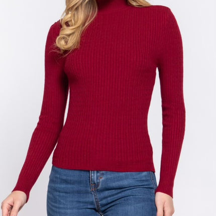 Rita Ribbed Sweater - Diva Dolls Boutique