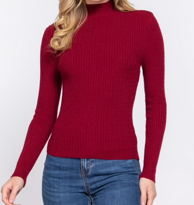 Rita Ribbed Sweater - Diva Dolls Boutique