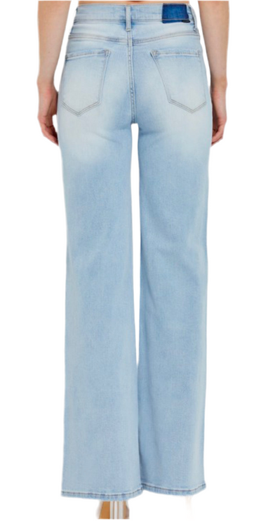 Vecca V Waist Wide Leg Jeans