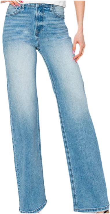 Haven High Rise Straight Leg Jeans