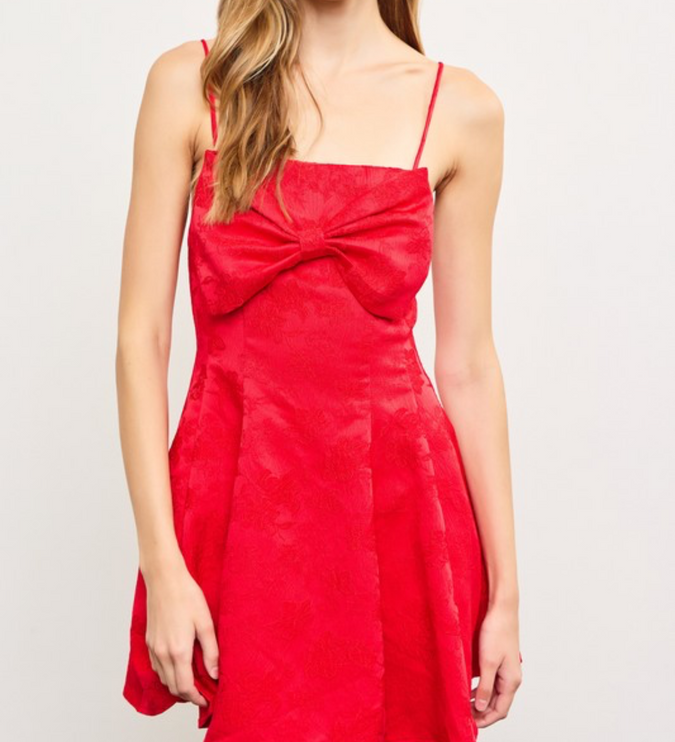 Raia Red Dress - Diva Dolls Boutique