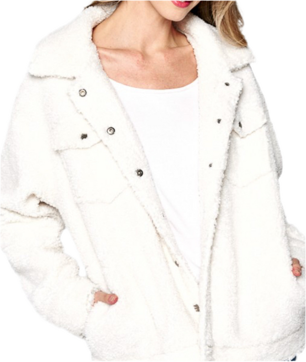 Selena Sherpa Fleece Jacket