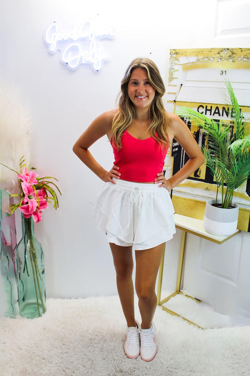 Beston Ruffle Shorts