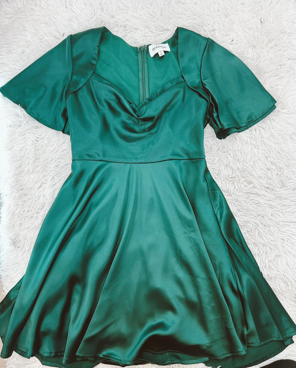 Emerald Cocktail Dress