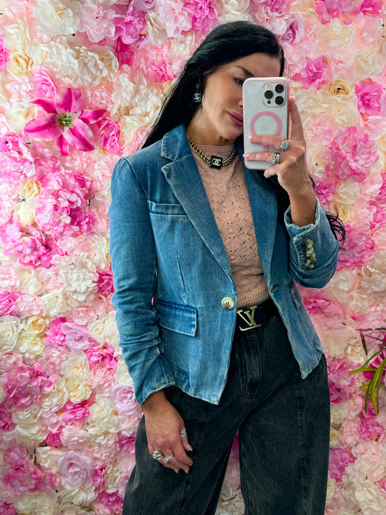 Daniela Denim Jacket - Diva Dolls Boutique