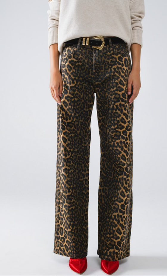 Lila Leopard Pants