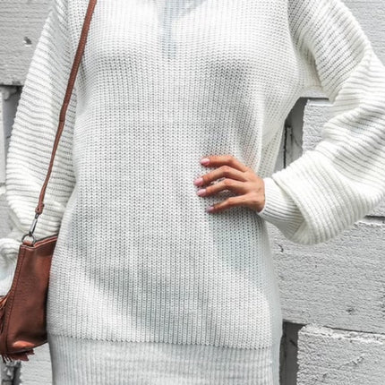 Charli Chunky Sweater Dress - Diva Dolls Boutique