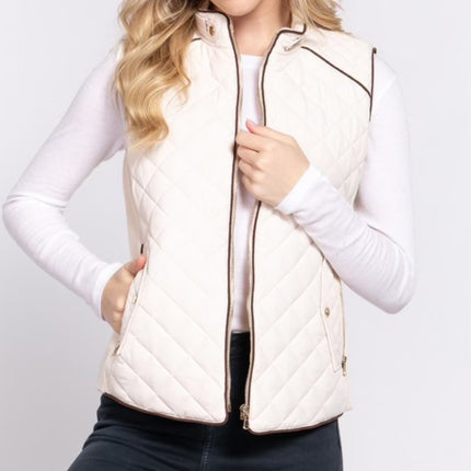 Paris Puffer Vest - Diva Dolls Boutique