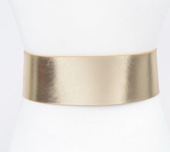 Metallic Metal Buckle Belt