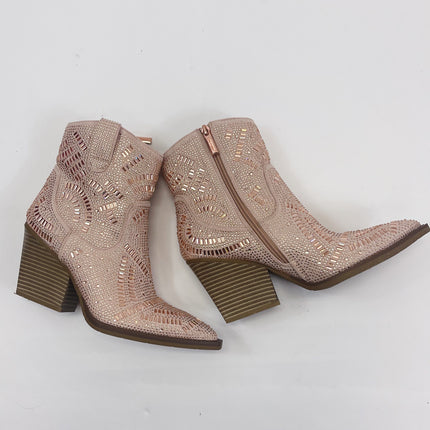 Rocko Rhinestone Booties