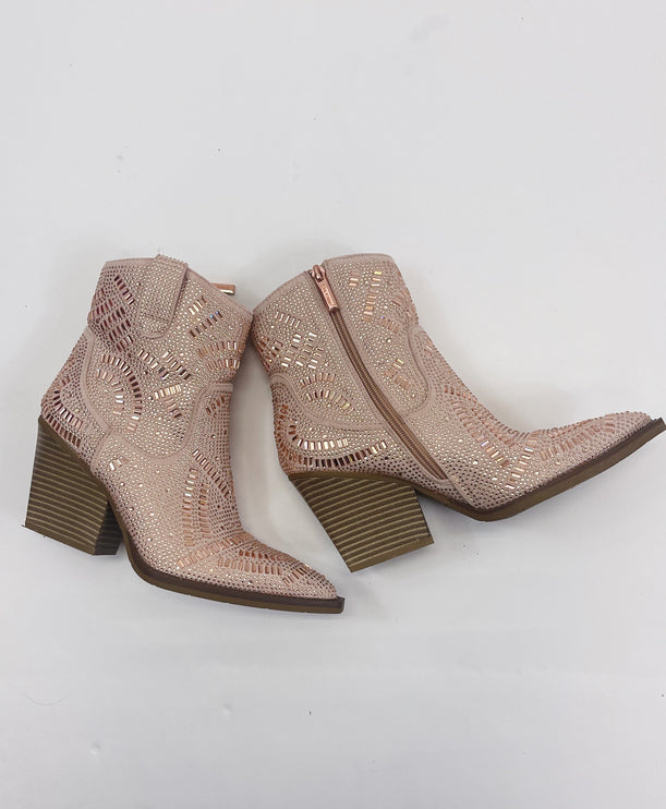 Rocko Rhinestone Booties