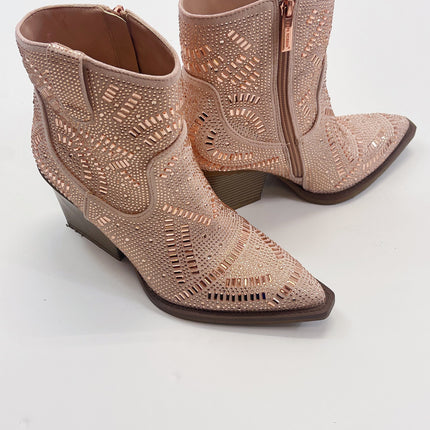 Rocko Rhinestone Booties